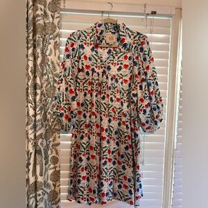 Emily McCarthy Stella dress in poppy party size large EUC